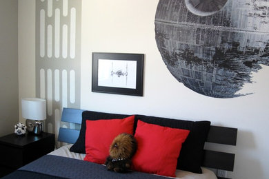 Inspiration for a contemporary bedroom remodel in Phoenix