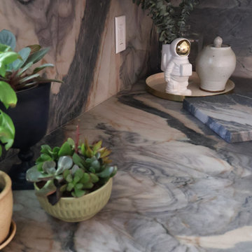 Diamond Fusion Quartzite Kitchen Project