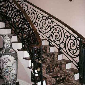 WROUGHT IRON STAIR RAILINGS