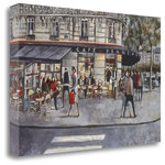 Tangletown Fine Art - "Shopping In Paris" By Didier Lourenco, Giclee Print on Gallery Wrap Canvas - Give your home a splash of color and elegance with European art by Didier Lourenco.