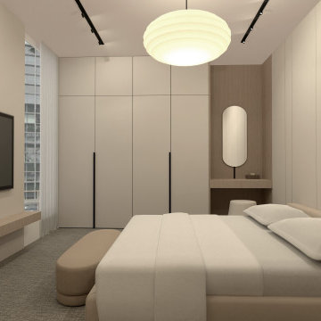 Minimalist Hotel Bedroom