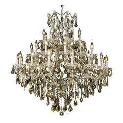 Elegant Lighting - Elegant Lighting 2800G44C-GT/SS Chandelier Maria Theresa - Chandeliers