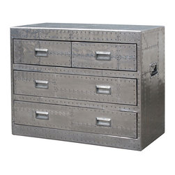 Aviator Spitfire 4 Drawer Chest - Accent Chests And Cabinets
