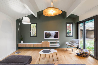 Inspiration pour un salon nordique.