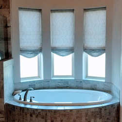 Flat and Hobbled Roman Shades - Products