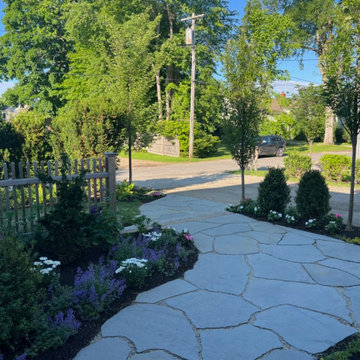 Creating a private front yard for a historic home