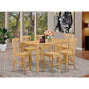 7-Piece Counter Height Pub Set, High Top Table and 6 Counter Height Chair