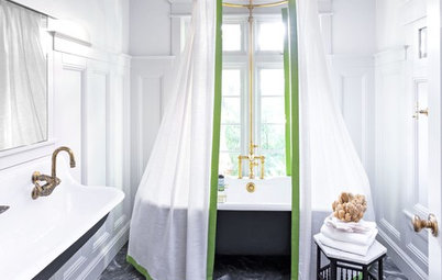 Room of the Day: Sophisticated Schoolhouse Style for a Kids’ Bathroom