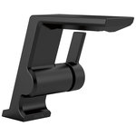 Delta - Delta Pivotal Single Handle Bathroom Faucet, Matte Black, 599-BLLPU-DST - The confident slant of the Pivotal Bath Collection makes it a striking addition to a bathroom�s contemporary geometry for a look that makes a statement. Delta faucets with DIAMOND Seal Technology perform like new for life with a patented design which reduces leak points, is less hassle to install and lasts twice as long as the industry standard*. You can install with confidence, knowing that Delta faucets are backed by our Lifetime Limited Warranty. *Industry standard is based on ASME A112.18.1 of 500,000 cycles.
