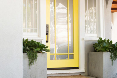 Entryway - transitional entryway idea in Los Angeles