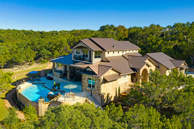 Elegant home design photo in Austin