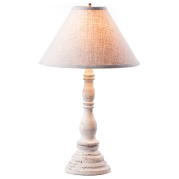 Davenport Lamp in Americana White with Shade