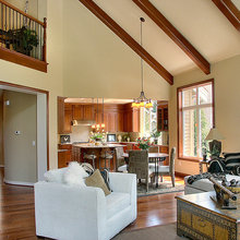 this might be kitchen and loft roof line
