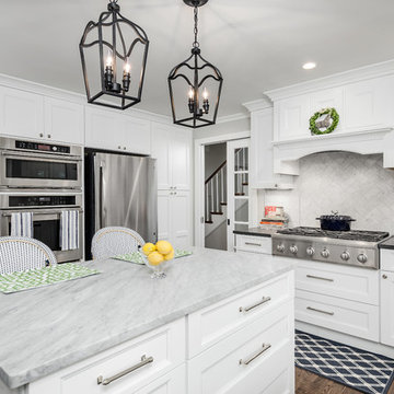 Bryn Mawr recessed panel kitchen