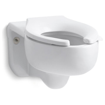 Kohler K-4450-C Water-Guard Wall Hung Top Spud Toilet Bowl Only - White