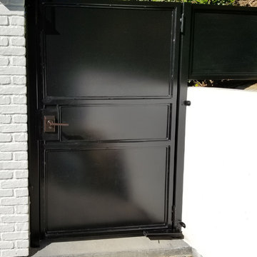 Black Iron Walkway Gate