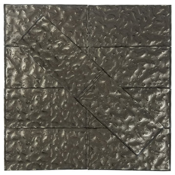 Miseno MT-WHSMTW0306-AB Metallics - 3" x 6" Rectangle Wall Tile - - Taupe