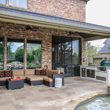 Patio Cover with Outdoor Kitchen: Fulshear, TX