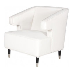 Worlds Away - Chair With White Piping - Armchairs And Accent Chairs