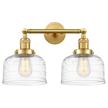 Innovations Bell LED Large Bath Vanity Light 208-SG-G713-LED, Satin Gold