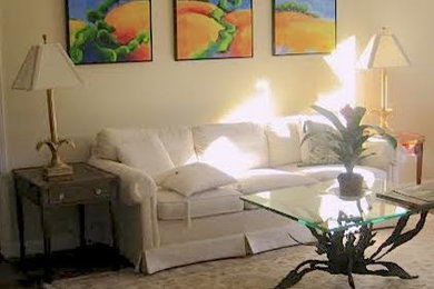 Eclectic living room photo in San Francisco