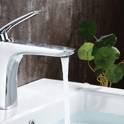 Rimini Single Handle Deck Mounted Bathroom Sink Faucet - Bathroom Sink Faucets
