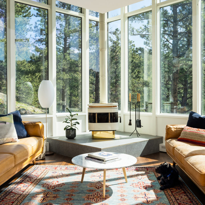 75 Mid-Century Modern Sunroom - August, 2025