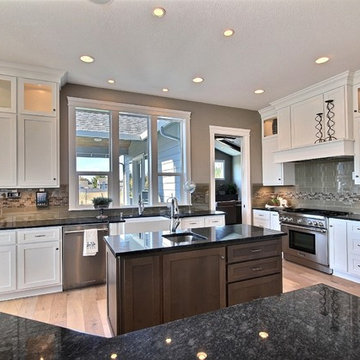 Kitchen Islands - The Brahmin - 2 Story Transitional