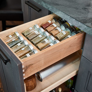 Built-In Spice Rack