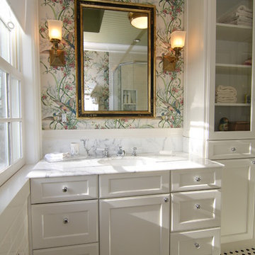 Traditional White Painted Vanity