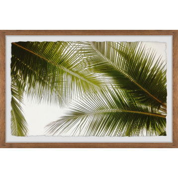 "Palm Tree Canopy" Framed Painting Print, 36"x24"