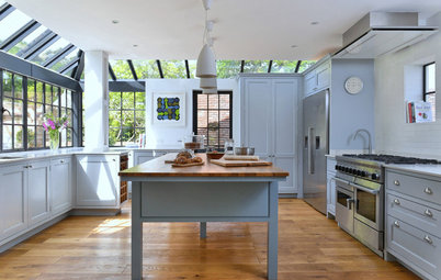 Kitchen Tour: A Classic Kitchen Adapted for a Tricky Glazed Extension