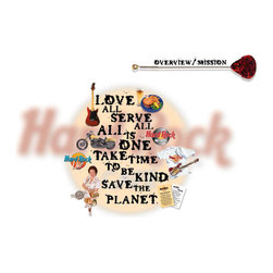 Hard Rock Cafe Press kit and collateral - Artwork