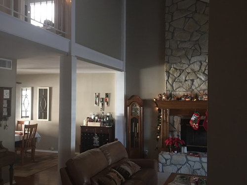 Need lighting ideas for high ceilings.