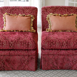 Re-Upholstery: Slipper Chairs - Living Room Chairs