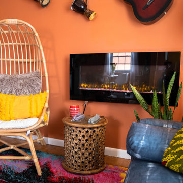 Afro Boho Living and Dining room