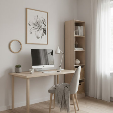 A Moment of Bloom Scandinavian Style Wall Art