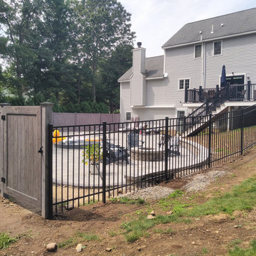 Eastern Illusions Ornamental aluminum with Grand Illusions (Driftwwod) Privacy v