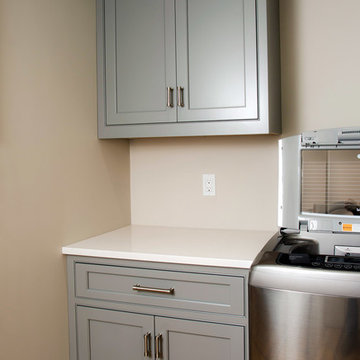 Custom Gray Kitchen - Boston Area