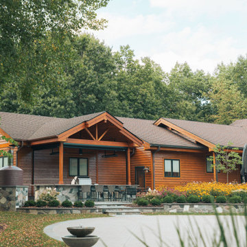 Opipari Residence - Dexter, MI: Covered Patio & MagnaTrack Motorized Screens