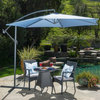 GDF Studio Mariner Outdoor Water Resistant Canopy Umbrella, Lavender