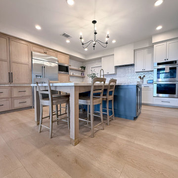 Three-Tone Kitchen Masterpiece ✨