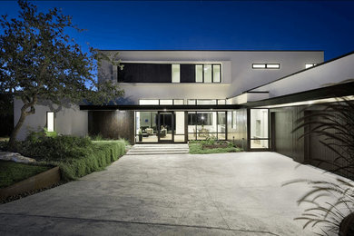 This is an example of a modern home design in Austin.
