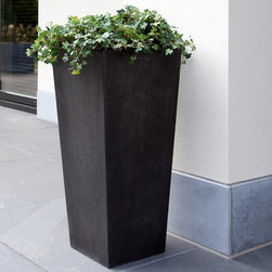 AuthenTEAK Lightweight Fiberglass Planters - Outdoor Pots And Planters