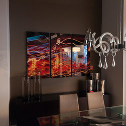 Abstract Prints on Aluminum - Paintings