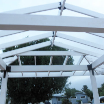 Pergola with a Dutch Gable Roof