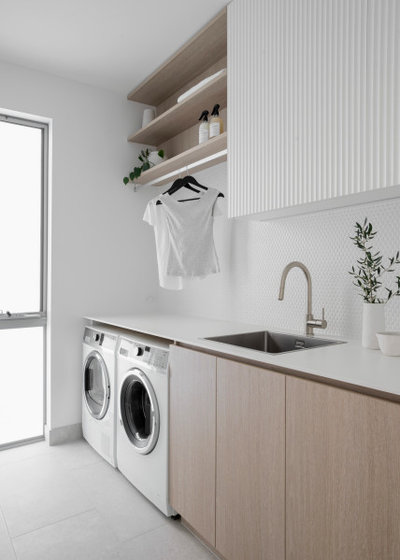 Contemporary Laundry Room by Zephyr and Stone