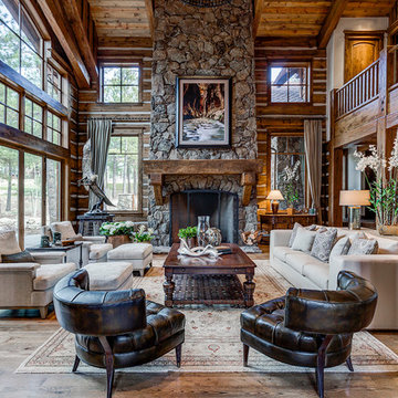 Transitional Mountain Cabin
