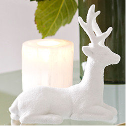 Snowy Reindeer - New - Holiday Accents And Figurines
