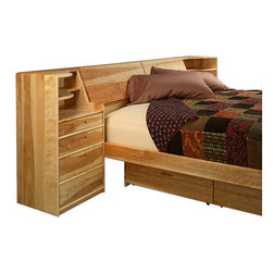 Platform Pedestal Bed - Platform Beds